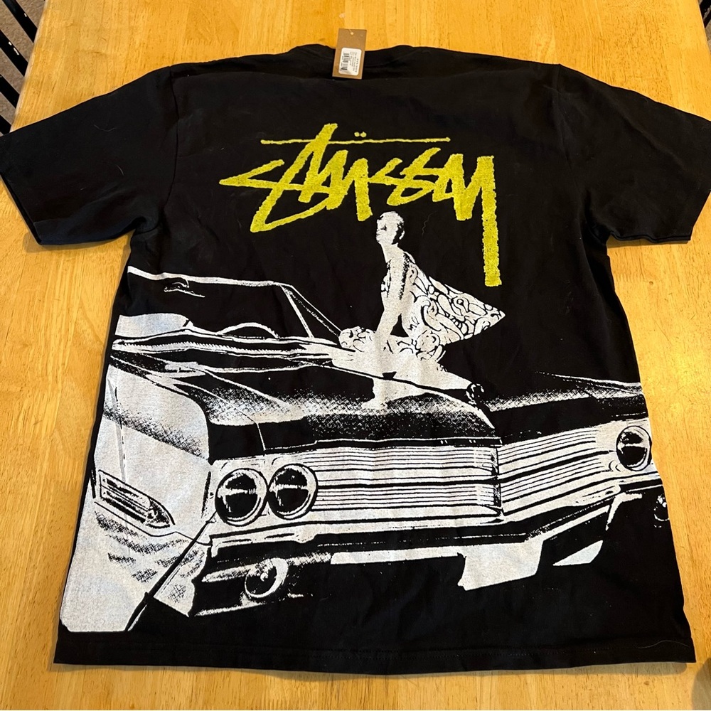 Stussy Black Beat Crazy Tee - Picture 7 of 8